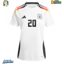 Tyskland Benjamin Henrichs #20 Hjemmedrakt Dame EM 2024 Kortermet